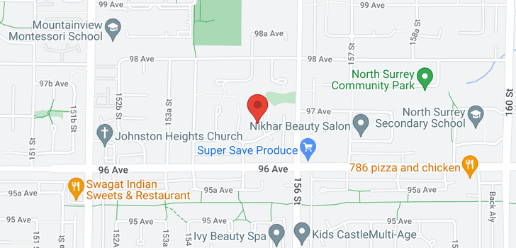 map of 9663 155A STREET
